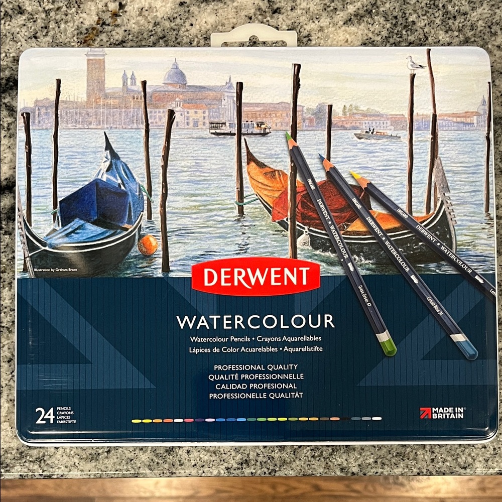 New Derwent Watercolor Pencils 24 pencils